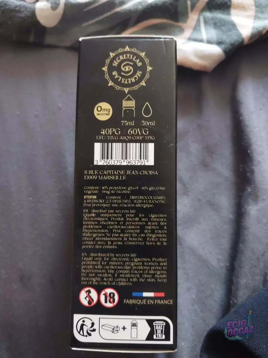 E-liquide Nox – Tiramisu – 50 ml (Neuf)