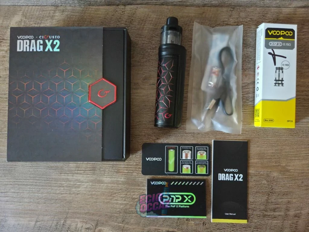 VOOPOO Drag X2 80W Édition spéciale CIGUSTO – Très bon état