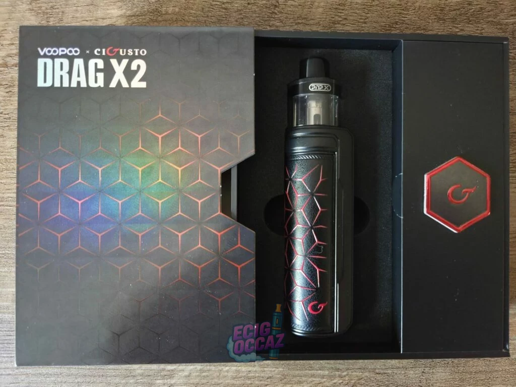 VOOPOO Drag X2 80W Édition spéciale CIGUSTO – Très bon état