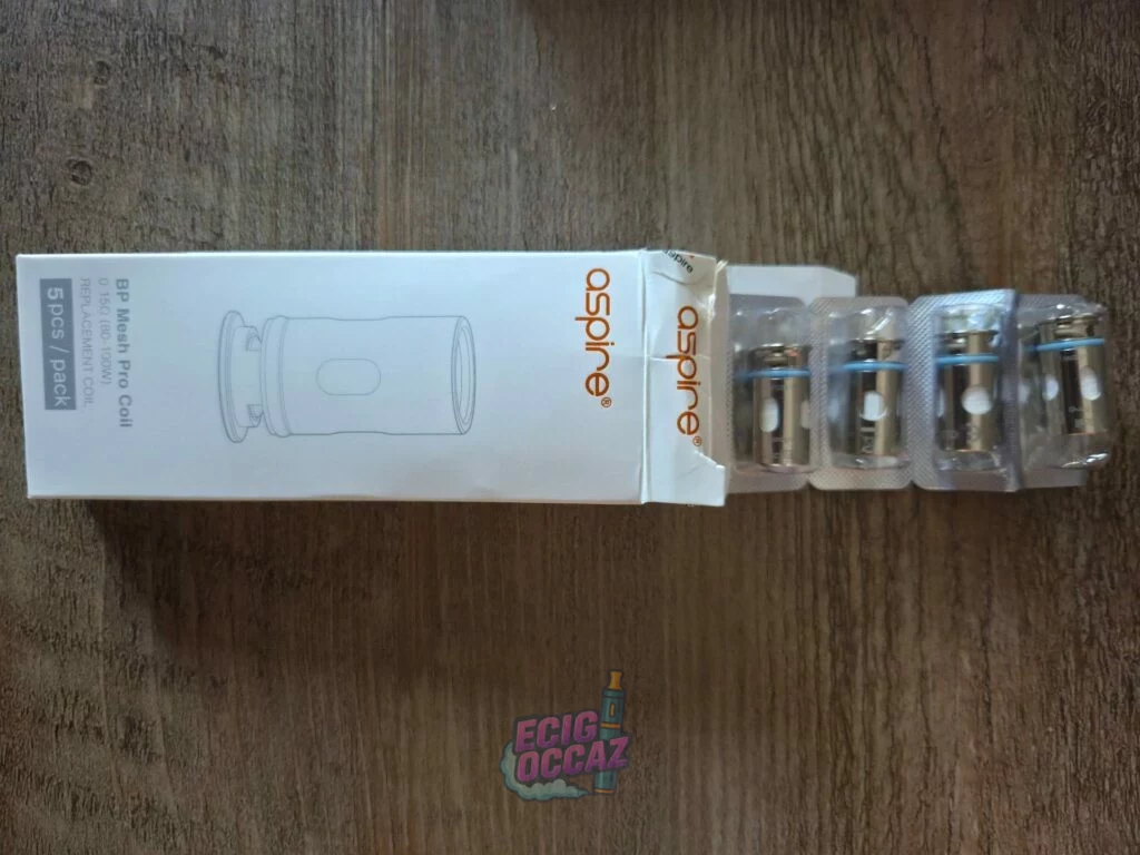 Aspire RHEA X Kit 100W Rouge/Noir + Huracan Noir – Très bon état