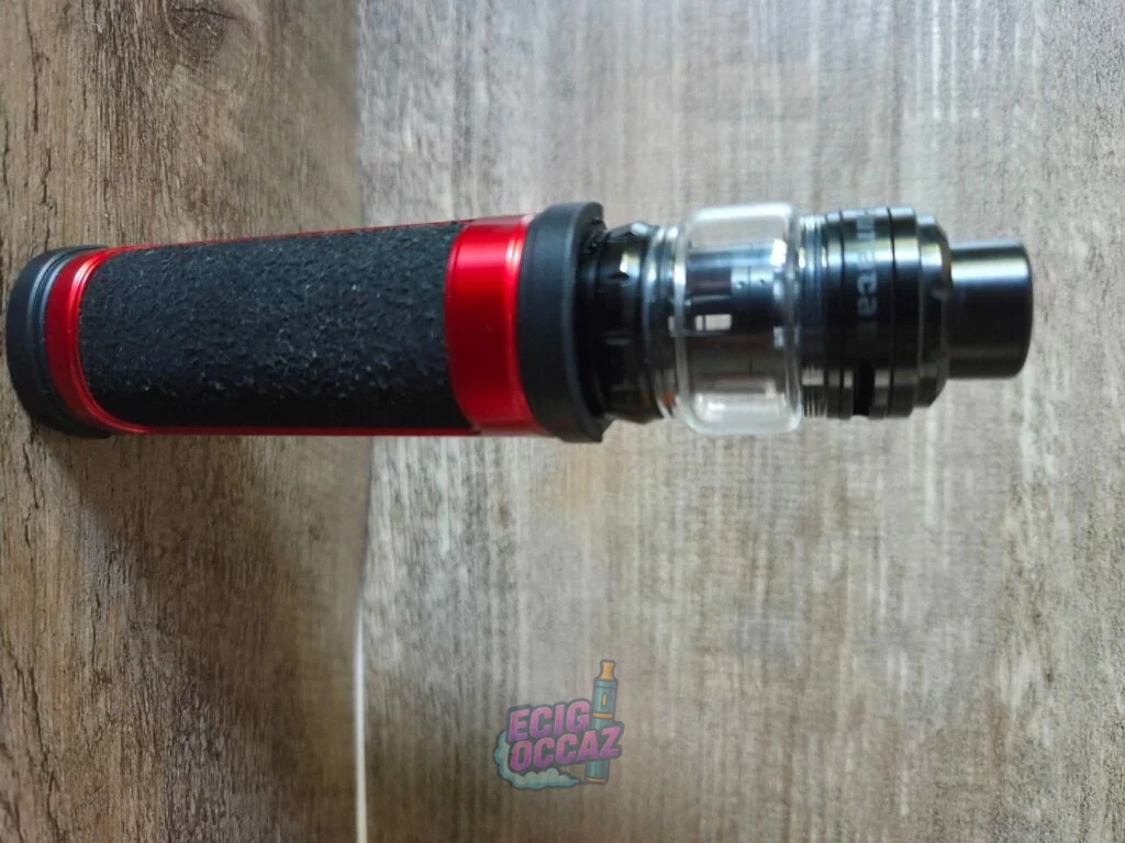Aspire RHEA X Kit 100W Rouge/Noir + Huracan Noir – Très bon état