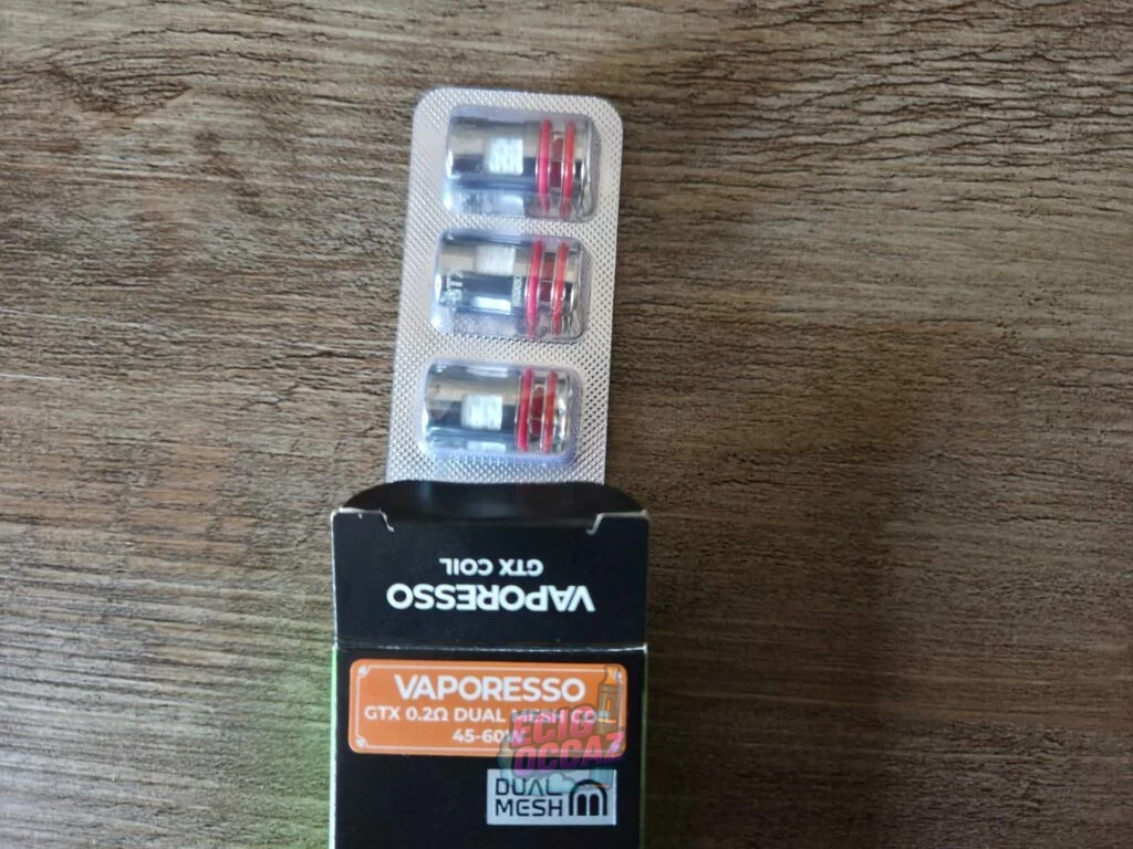 Vaporesso Armour G 80W – TBEG – 3 Pods 5 ml + 3 GTX 0.2 neuves
