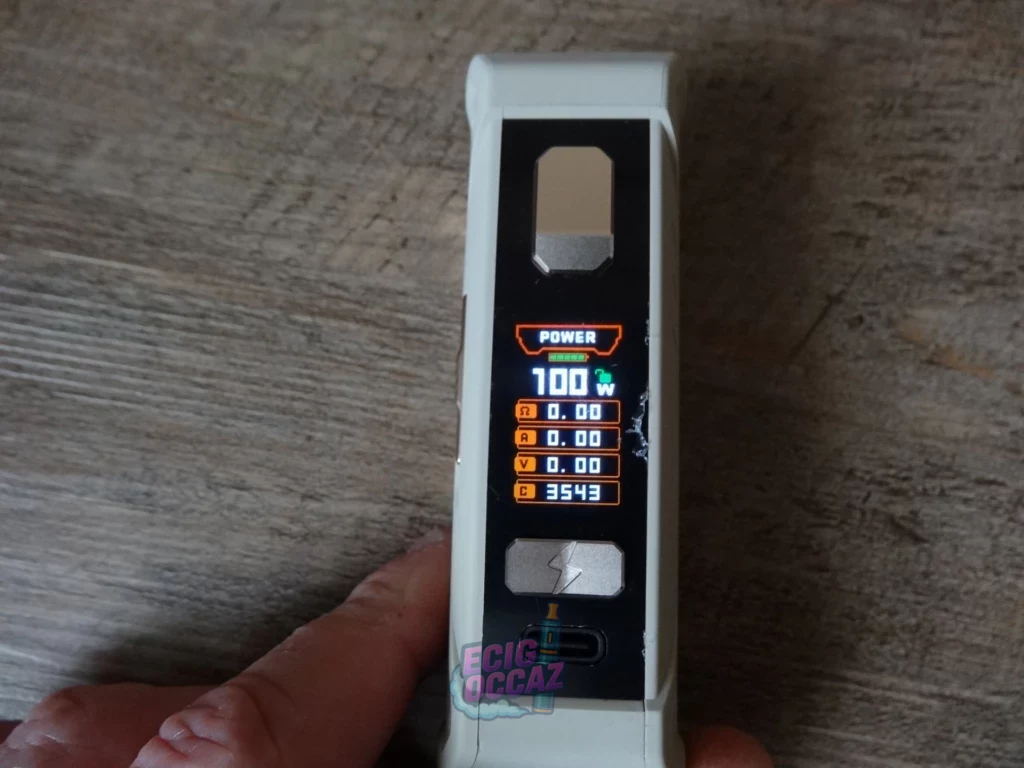 GeekVape E100 Kit 100W Beige + 3 cartouches – Très bon état