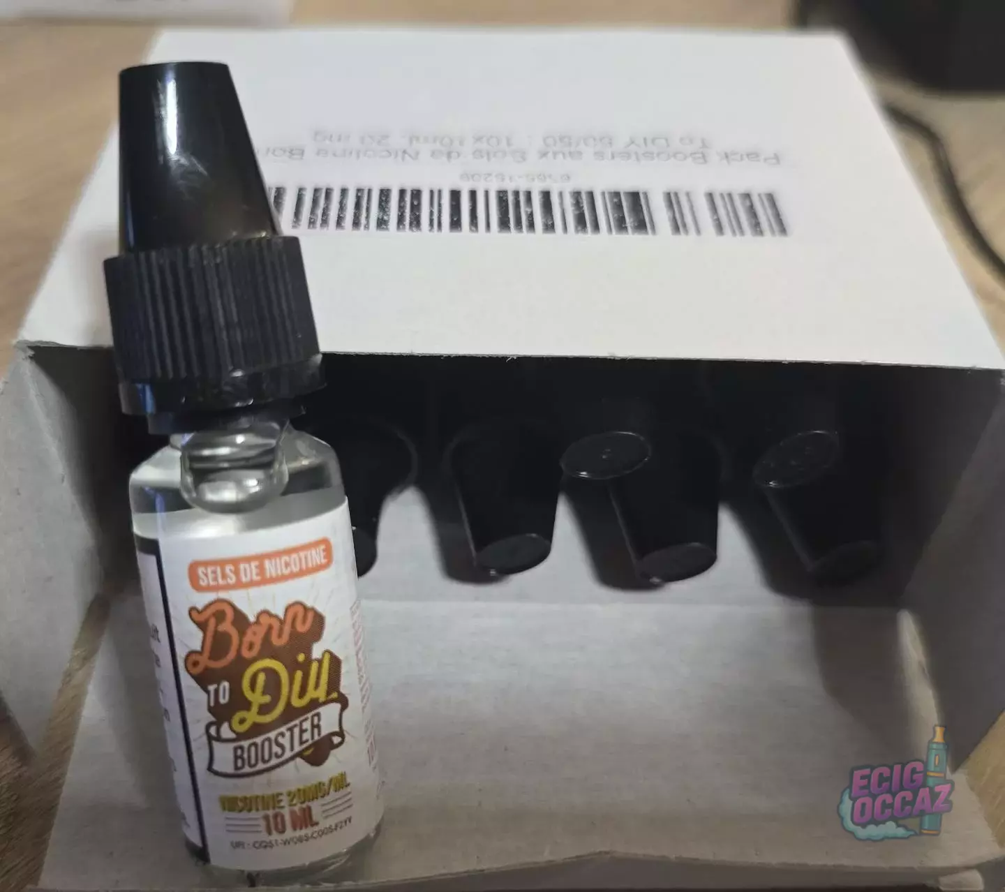 PACKS BOOSTER AU SELS DE NICOTINE « BORN TO DIY 50/50 » 20mg