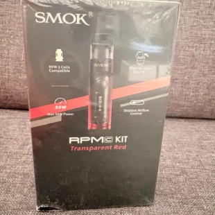 cigarette électronique RPM C KIT SMOK transparent red