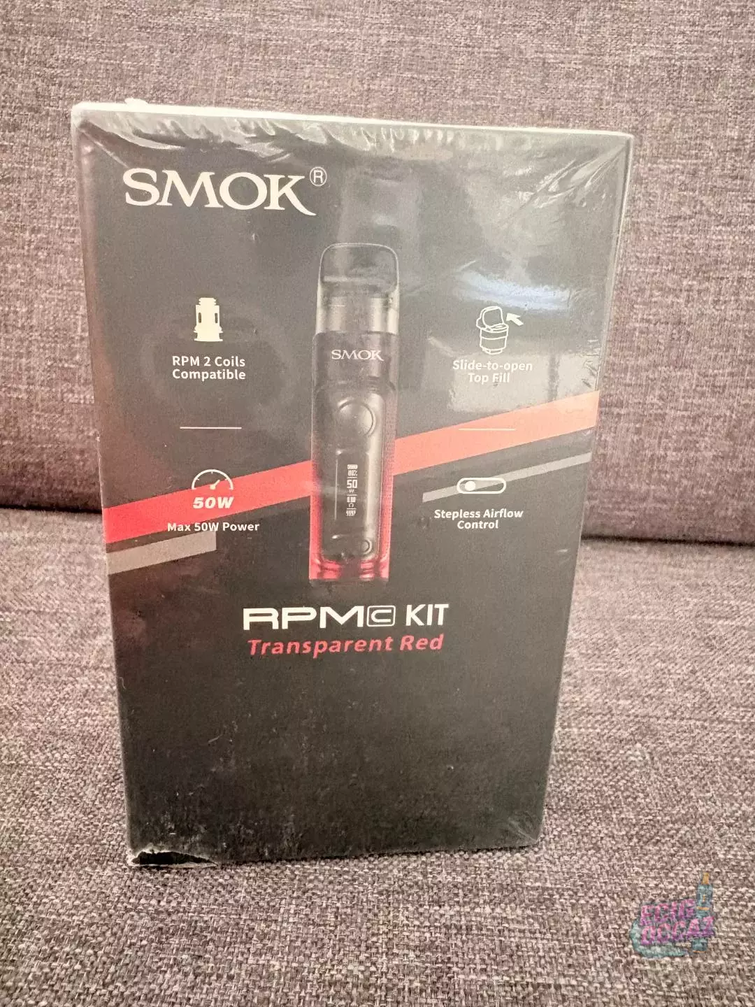cigarette électronique RPM C KIT SMOK transparent red