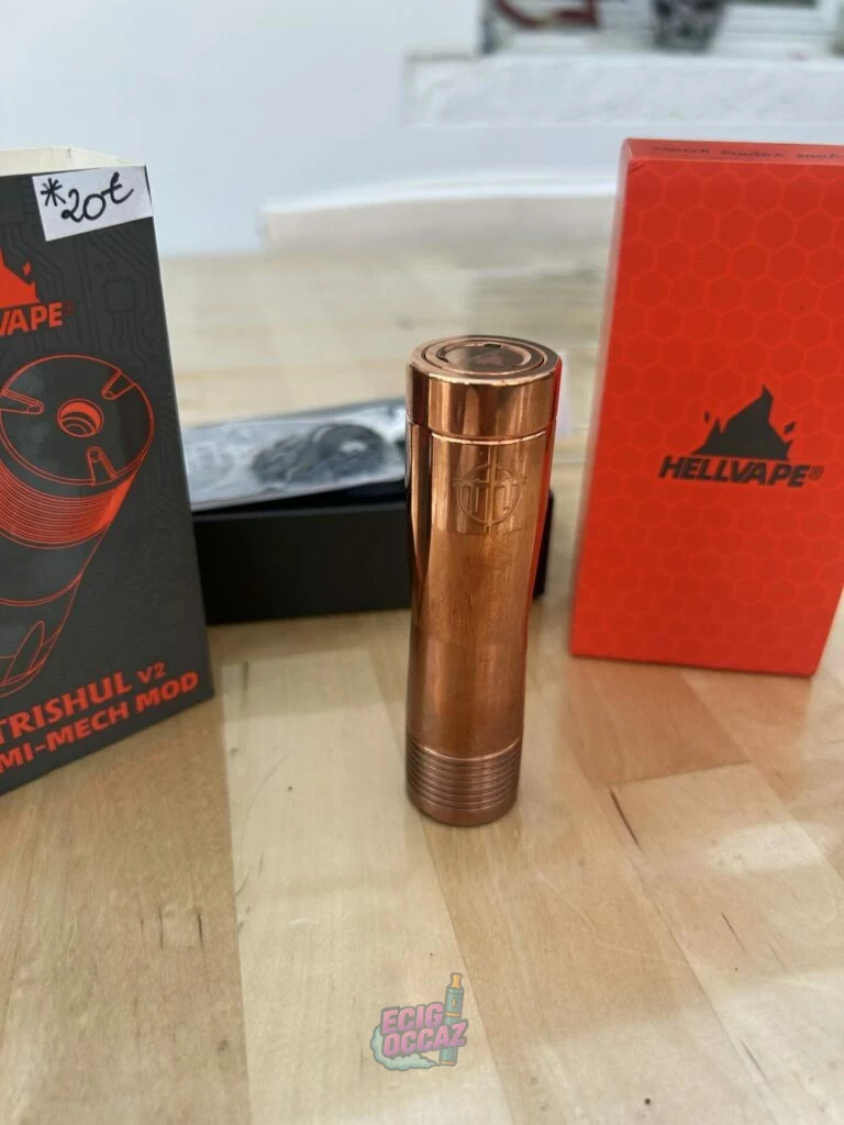 Hellvape Trishul V2 Semi-Mech Mod – Cuivre