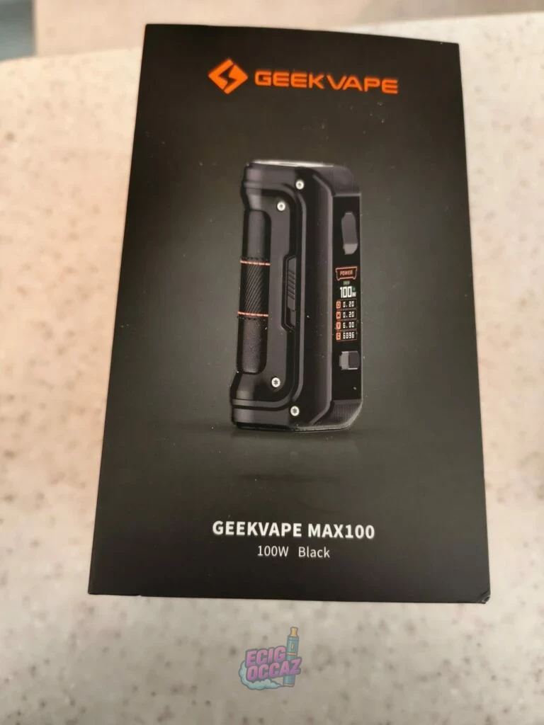 Geekvape max 100 vendu avec 3 accus 21700
