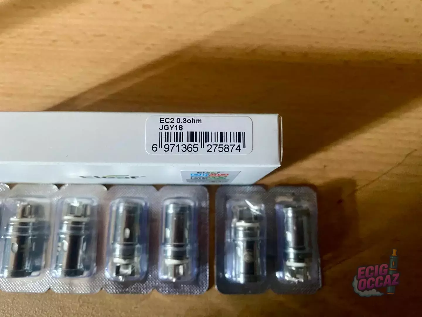 7 Résistances Neuves Eleaf EC2 0,3ohm 30-80w