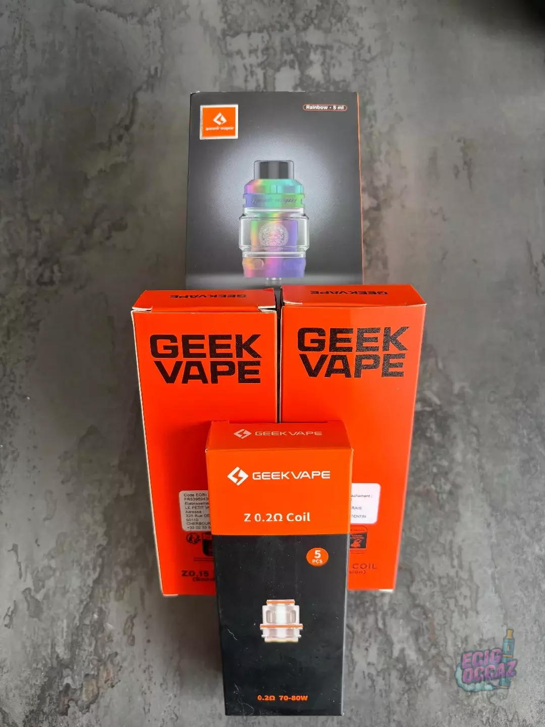 Lost Vape Thelema Solo + Zeus GeekVape + résistances + chargeur