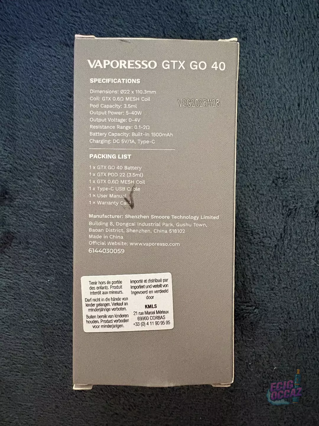 Vaporesso gtx go 40