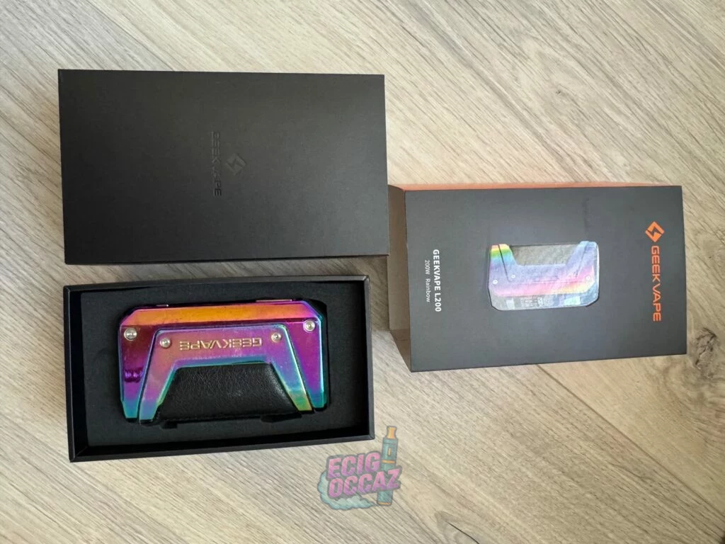 Kit Vape Geekvape L200 200W + Z RDA – Rainbow – Complet