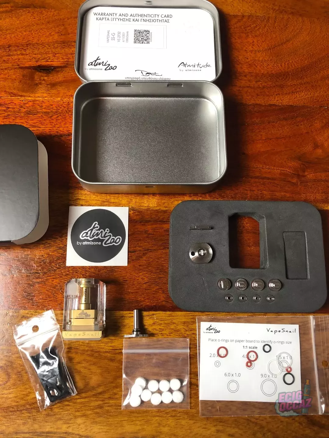 Vapesnail atmizoo gold