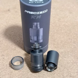 Précisio RTA x2 (Gunmetal + Stainless) avec extensions 5 ml