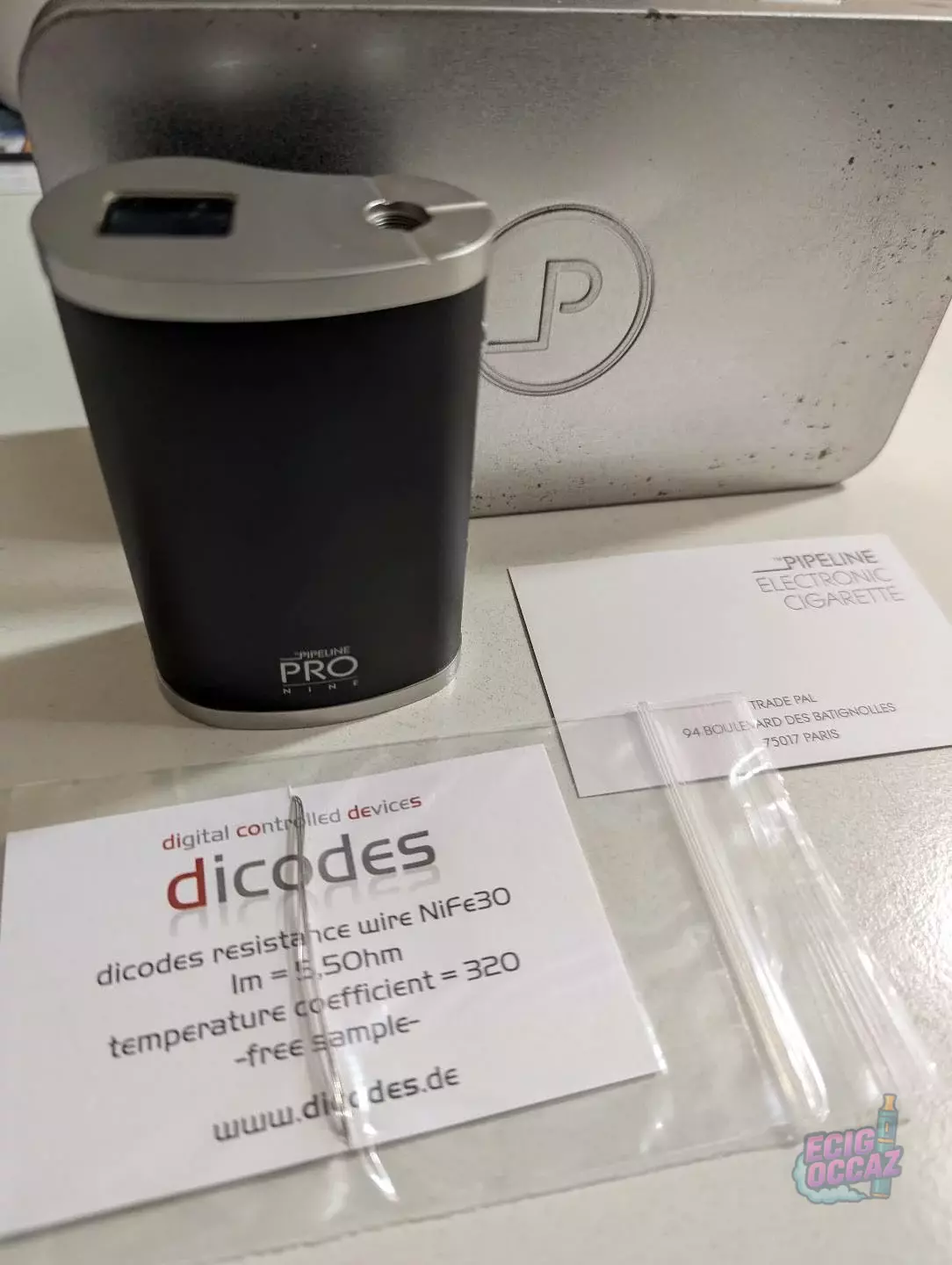 [COLLECTOR / HIGH-END] Box Dicodes Pipeline Pro Nine – Black (Accu 26650)