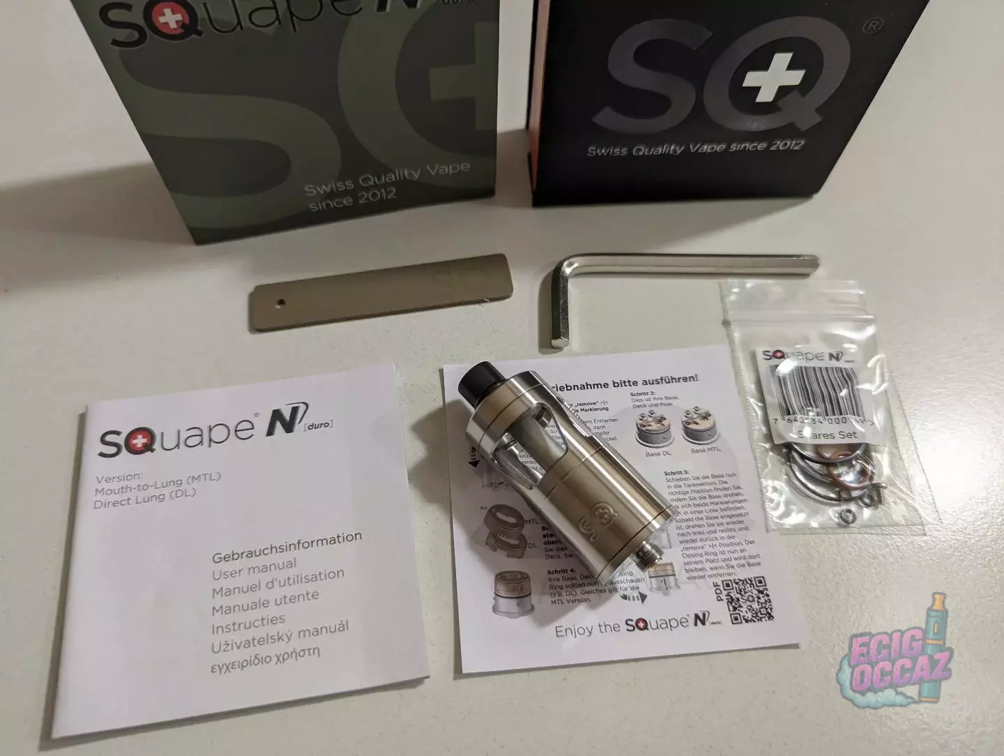 [COLLECTORHIGH-END] Atomiseur Reconstructible SQuape N[duro] DL – StattQualm (24 mm)