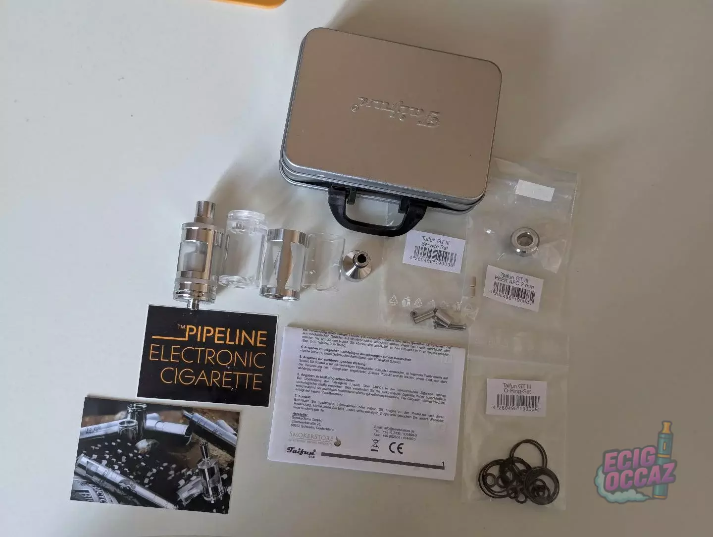 [COLLECTOR / HIGH-END] Taifun GT3 (SmokerStore) – 2 Atomiseurs + Kits XS + Options & Accessoires