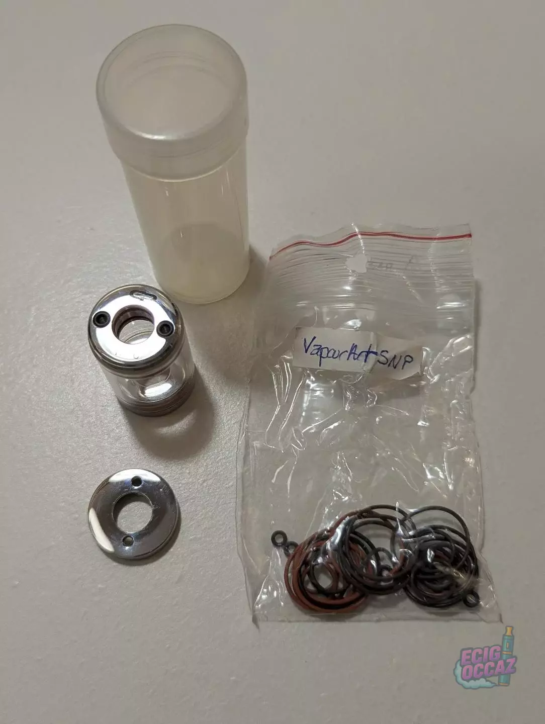 [COLLECTOR / HIGH-END] Tank GP Salt &lsquo;n Pepper V2 – VapourArt + Stock de Cartos