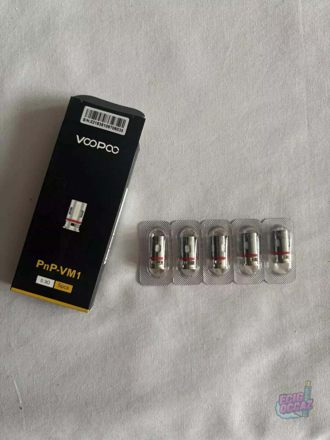VOOPOO PnP : 20 résistances + 2 cartouches PnP 4,5 ml