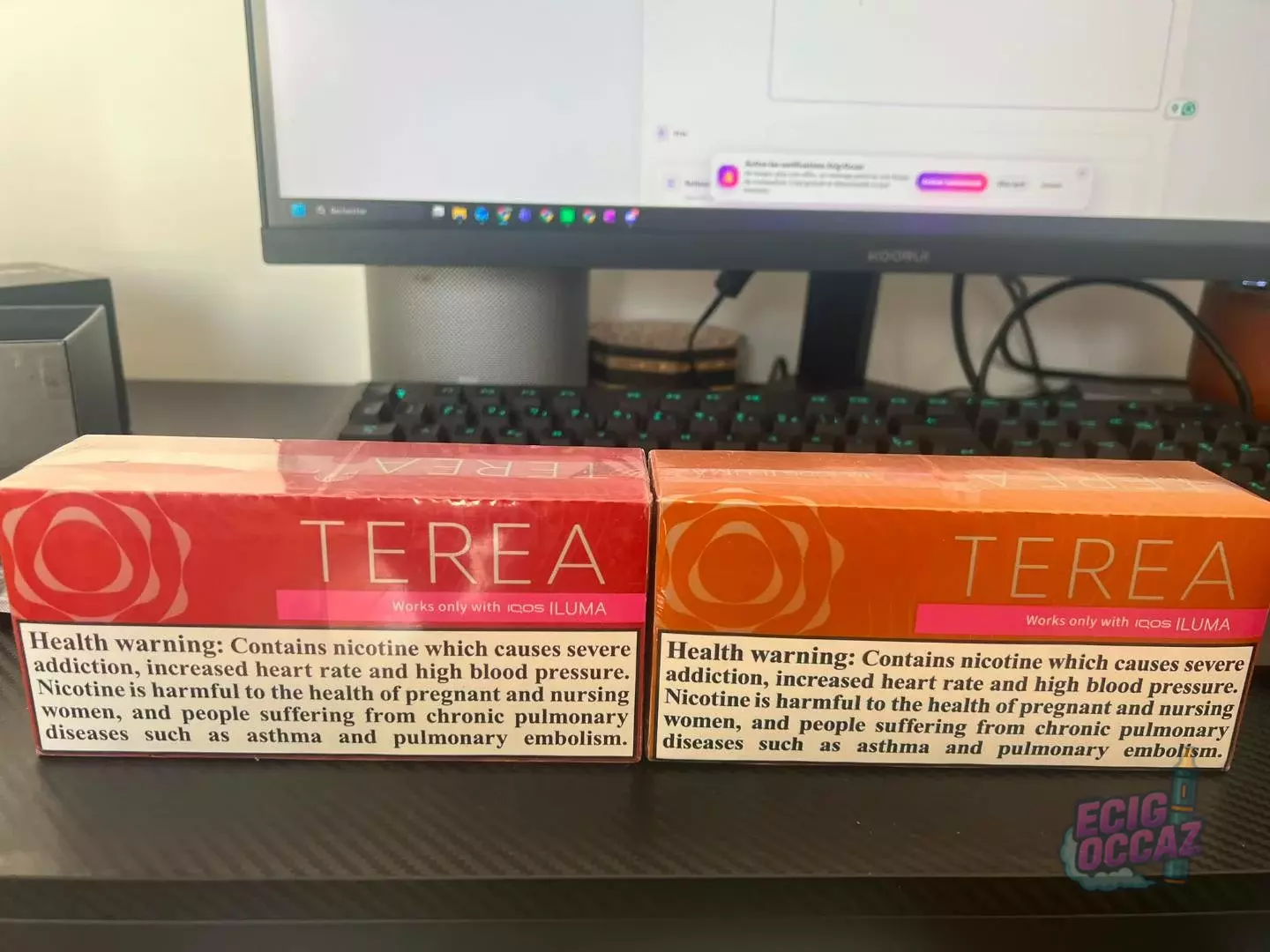 Recharge IQOS : Terea Amber et Siena