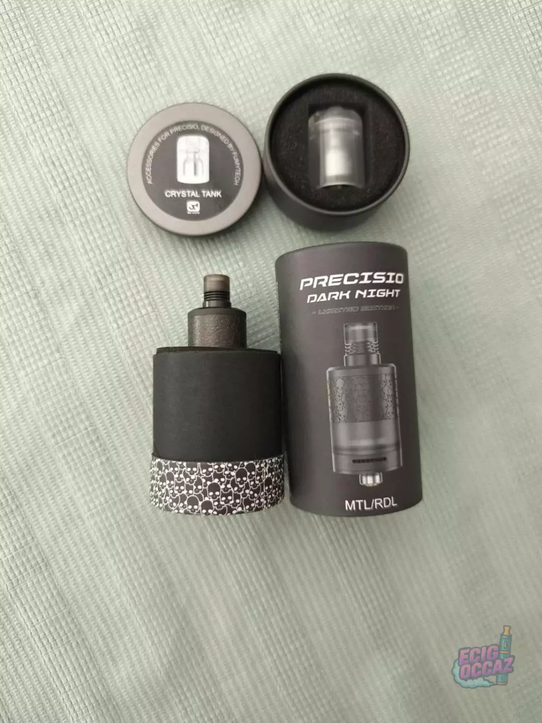Fumytech Precisio Dark Night Limited Edition – RTA 22mm + Crystal Tank – Collector