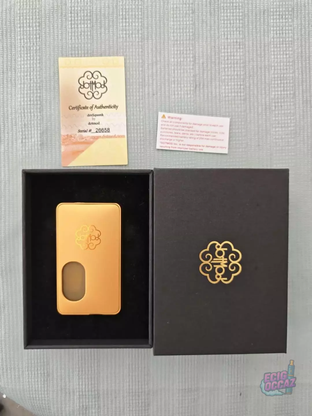 dotMod dotSquonk Gold – Authentique – #26658 – Full Set
