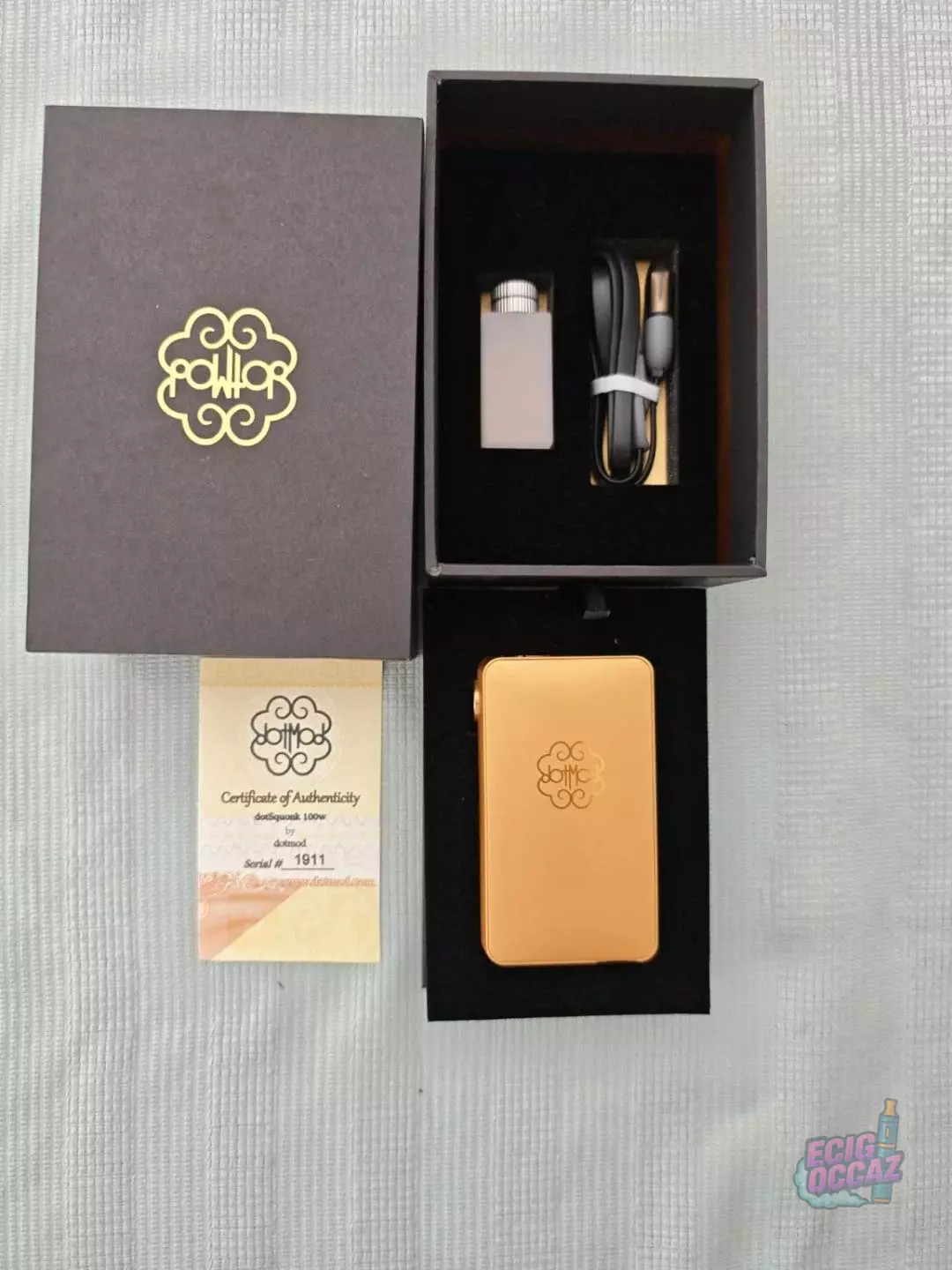 dotMod dotSquonk 100W Gold – #1911 – Coffret complet