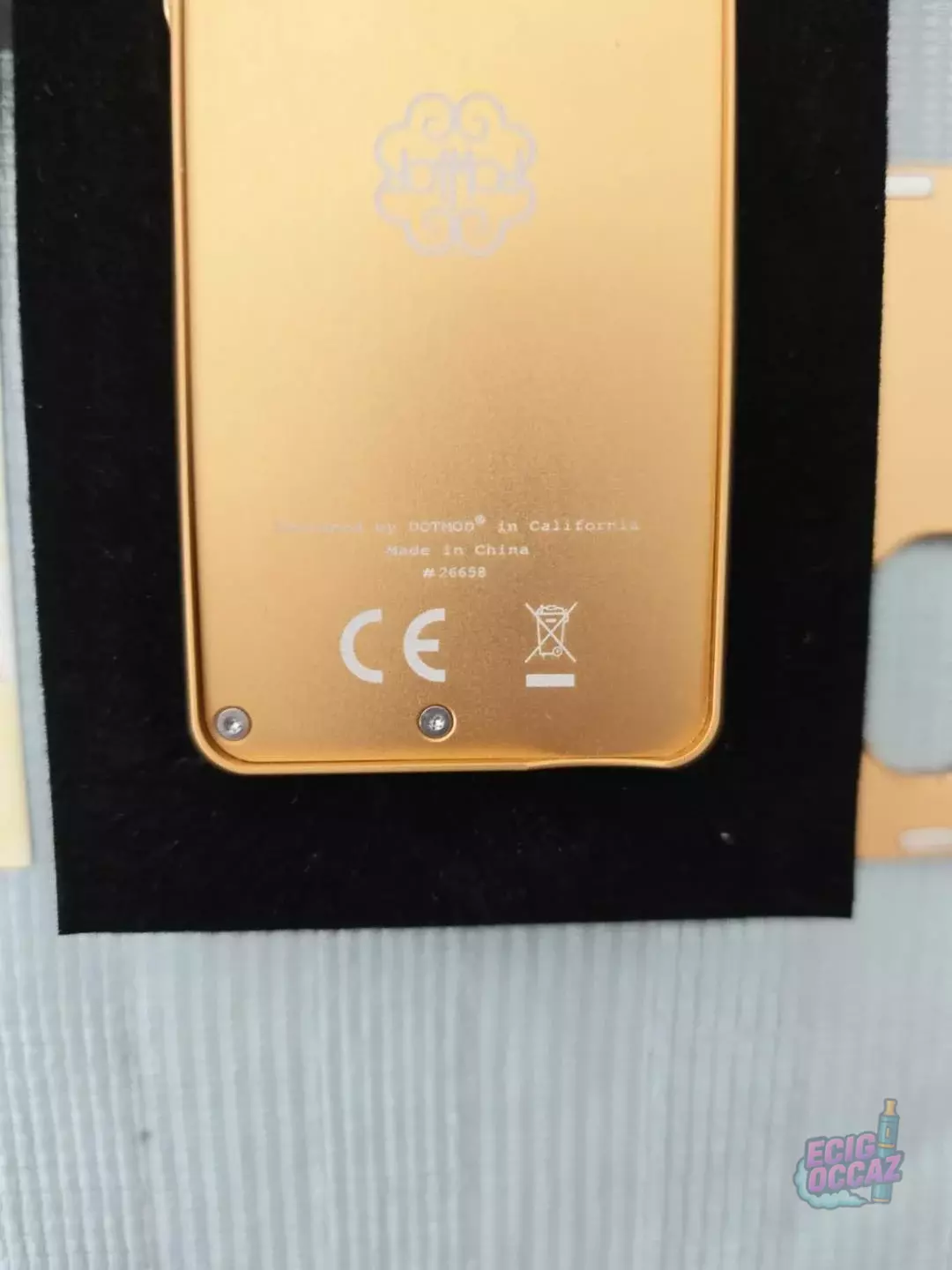 dotMod dotSquonk 100W Gold – #1911 – Coffret complet