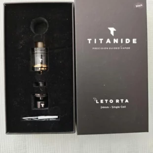 Titanide Leto RTA 24 mm – Single Coil – Black