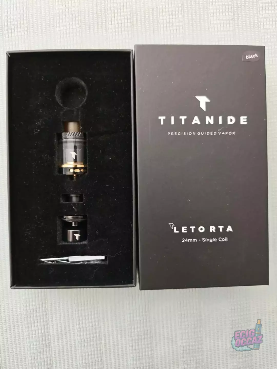 Titanide Leto RTA 24 mm – Single Coil – Black