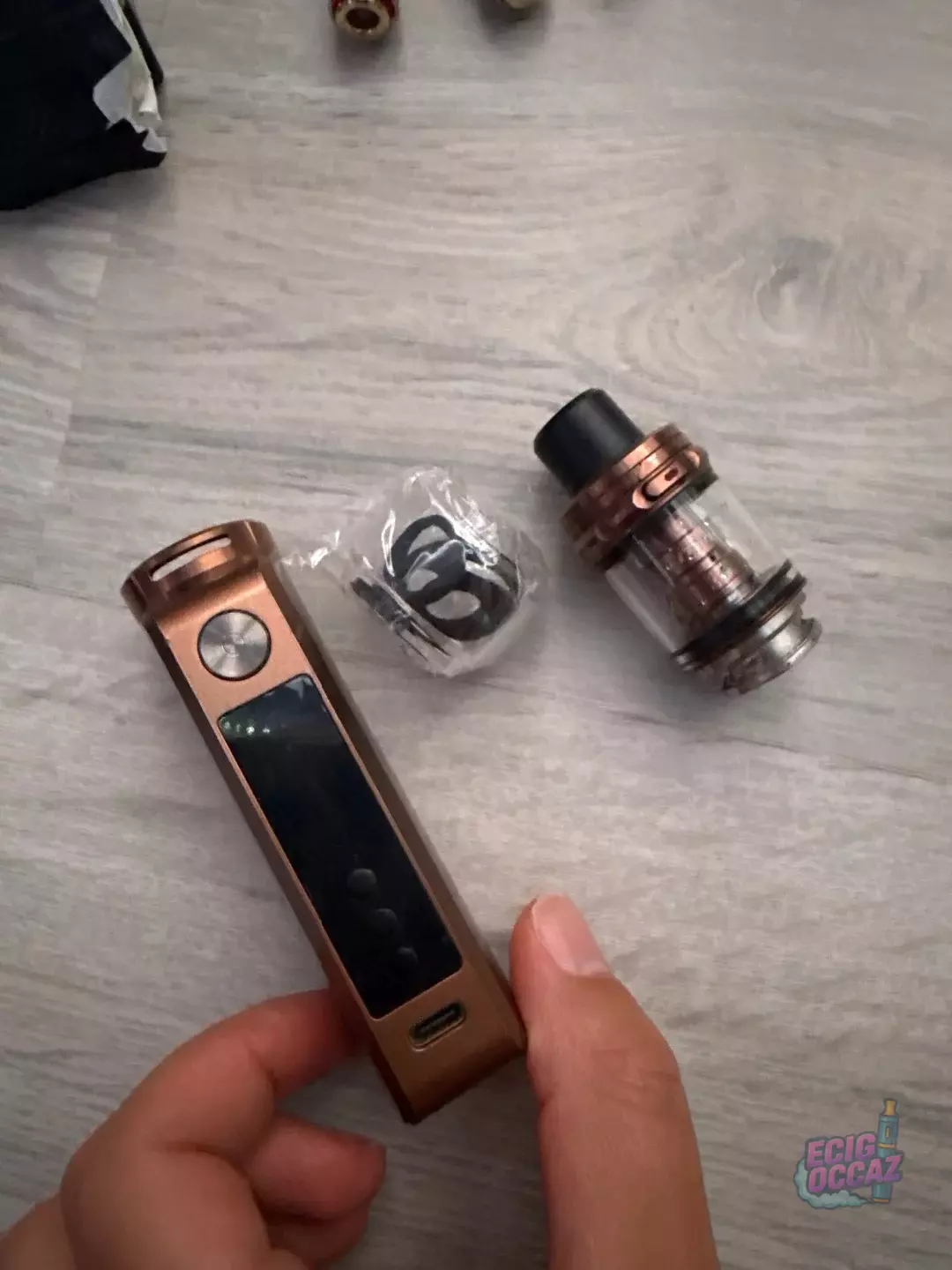 Vaporesso Gen 80S Box seule (Bronze) + 8 résistances neuves GTi (40-60W)