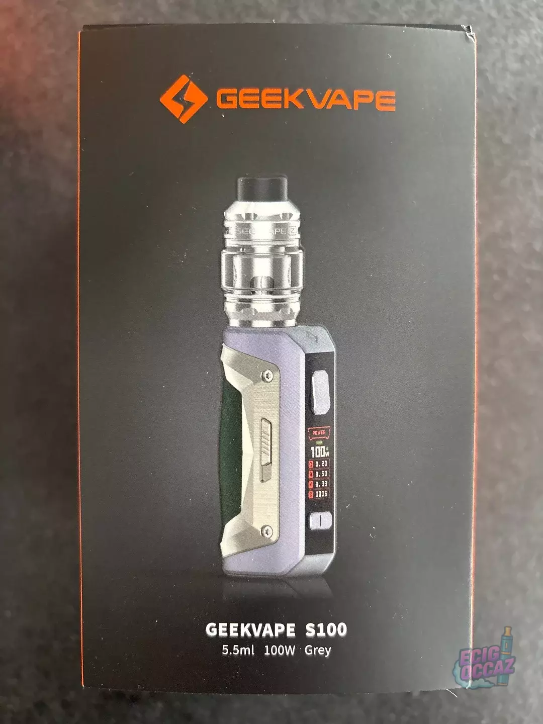 Kit complet Geekvape S100 avec 1 accu 18650, joints, résistances