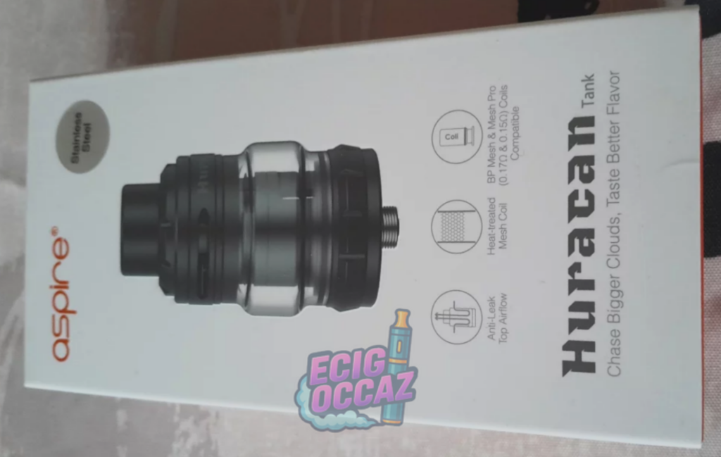 Clearomiseur Huracan Tank Aspire