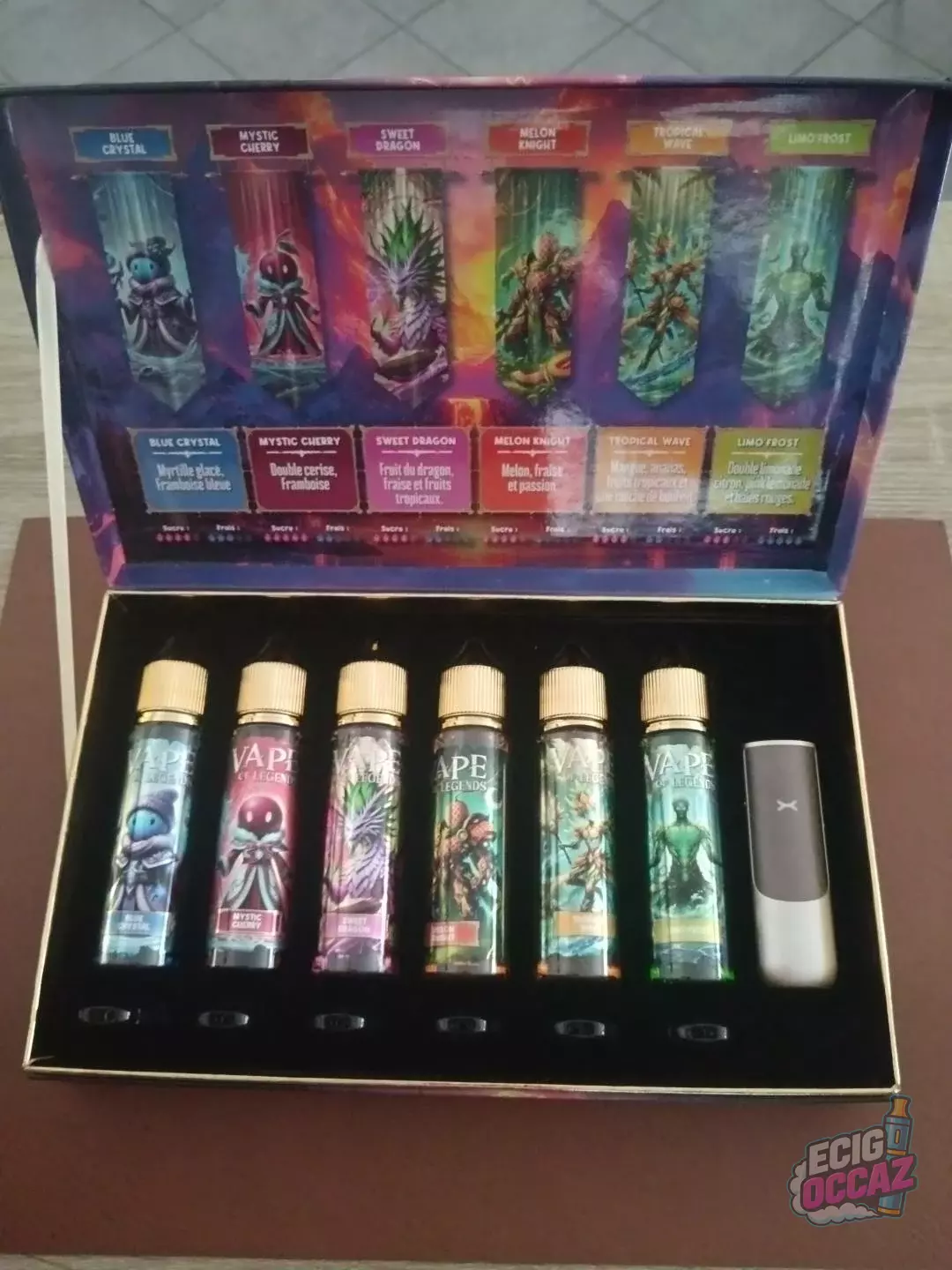 Coffret vape of legends