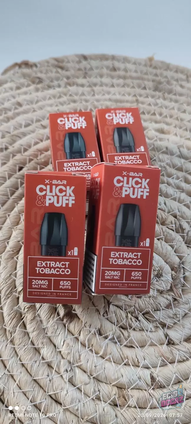 Click & Puff – Pod – Extract Tobacco