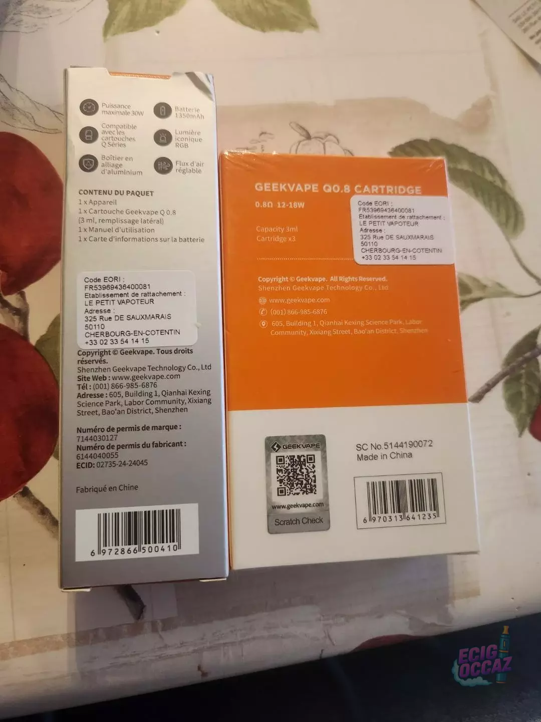 Pod sonder avec cartouches