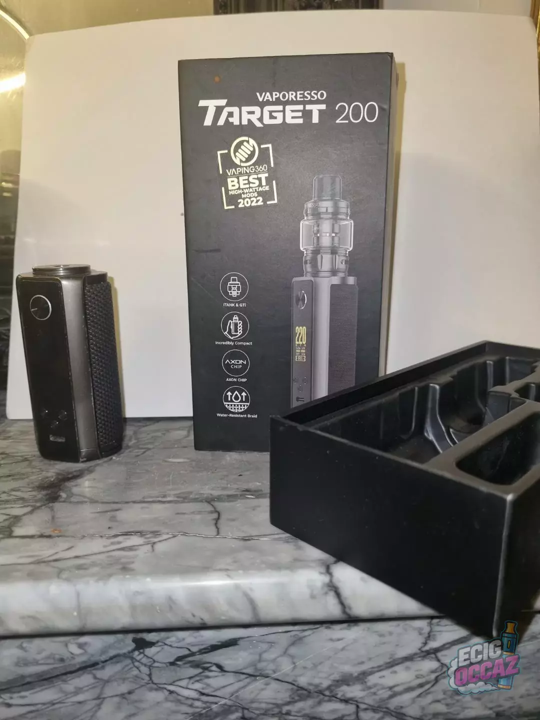 Box Vaporesso Target 200 avec boîte d’origine (État usagé)