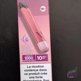 Reload 1000 Fruits rouges intense (10mg/ml) + 2 pods Vuse Ultra 10mg/ml saveur au choix – 13 €