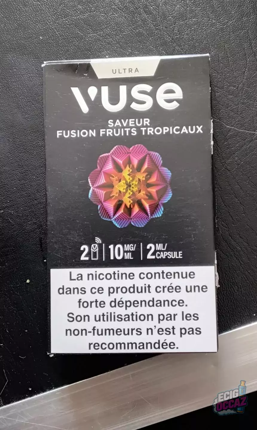 Reload 1000 Fruits rouges intense (10mg/ml) + 2 pods Vuse Ultra 10mg/ml saveur au choix – 13 €
