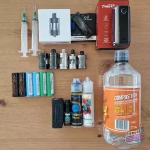Lot complet vape MTL – 5 Zenith Pro + 2 box + 6 accus + DIY