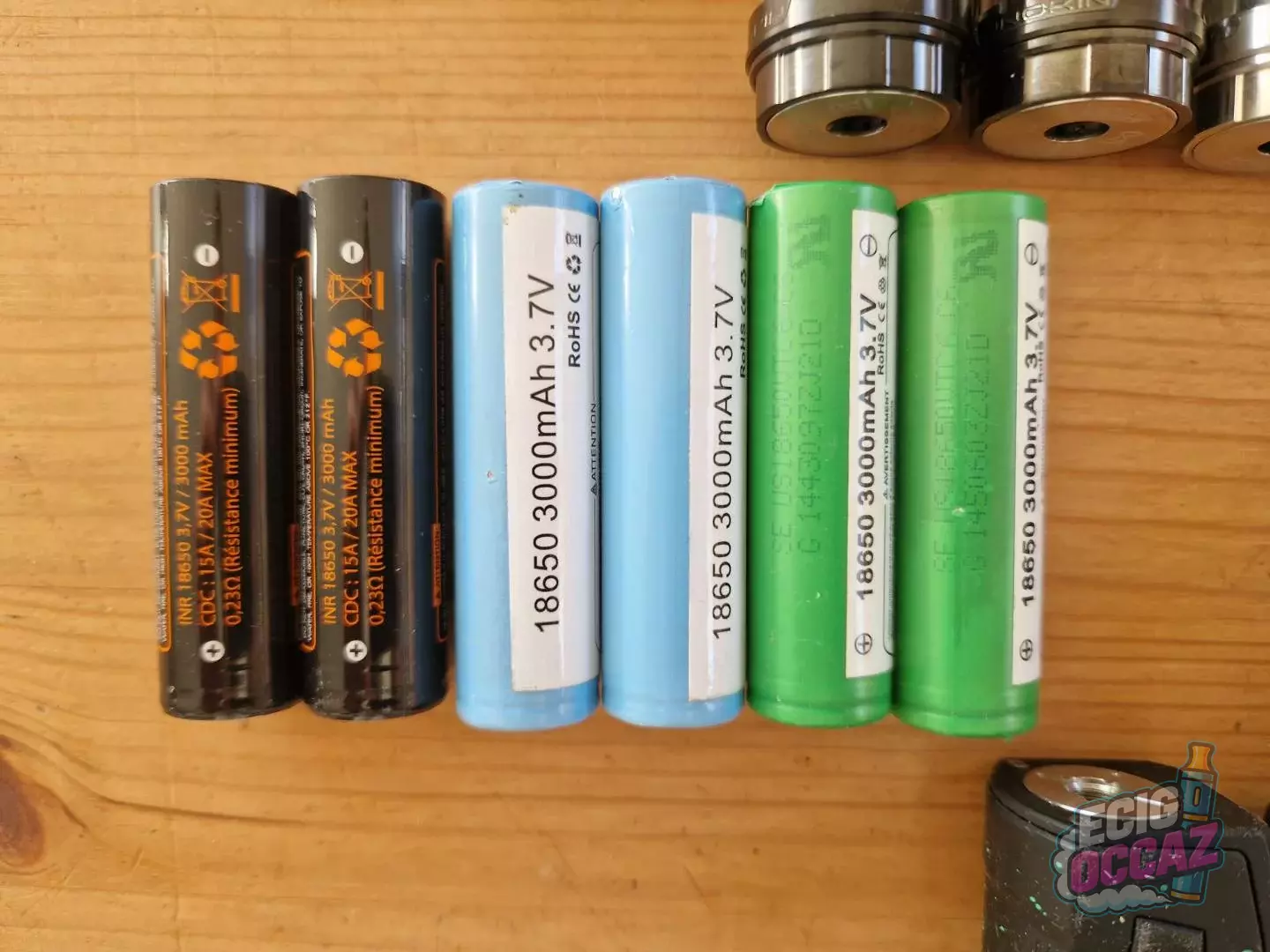 Lot complet vape MTL – 5 Zenith Pro + 2 box + 6 accus + DIY