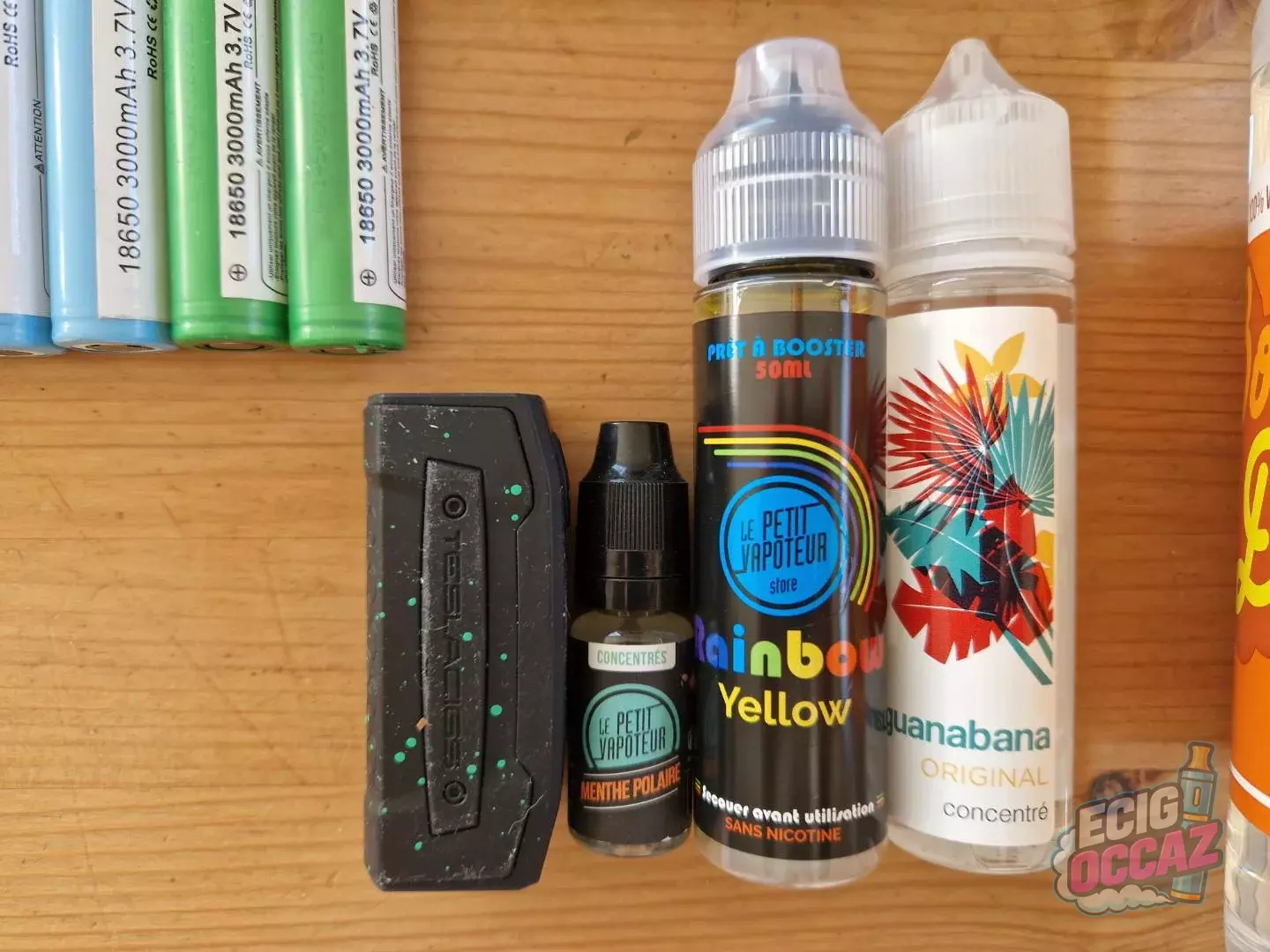 Lot complet vape MTL – 5 Zenith Pro + 2 box + 6 accus + DIY