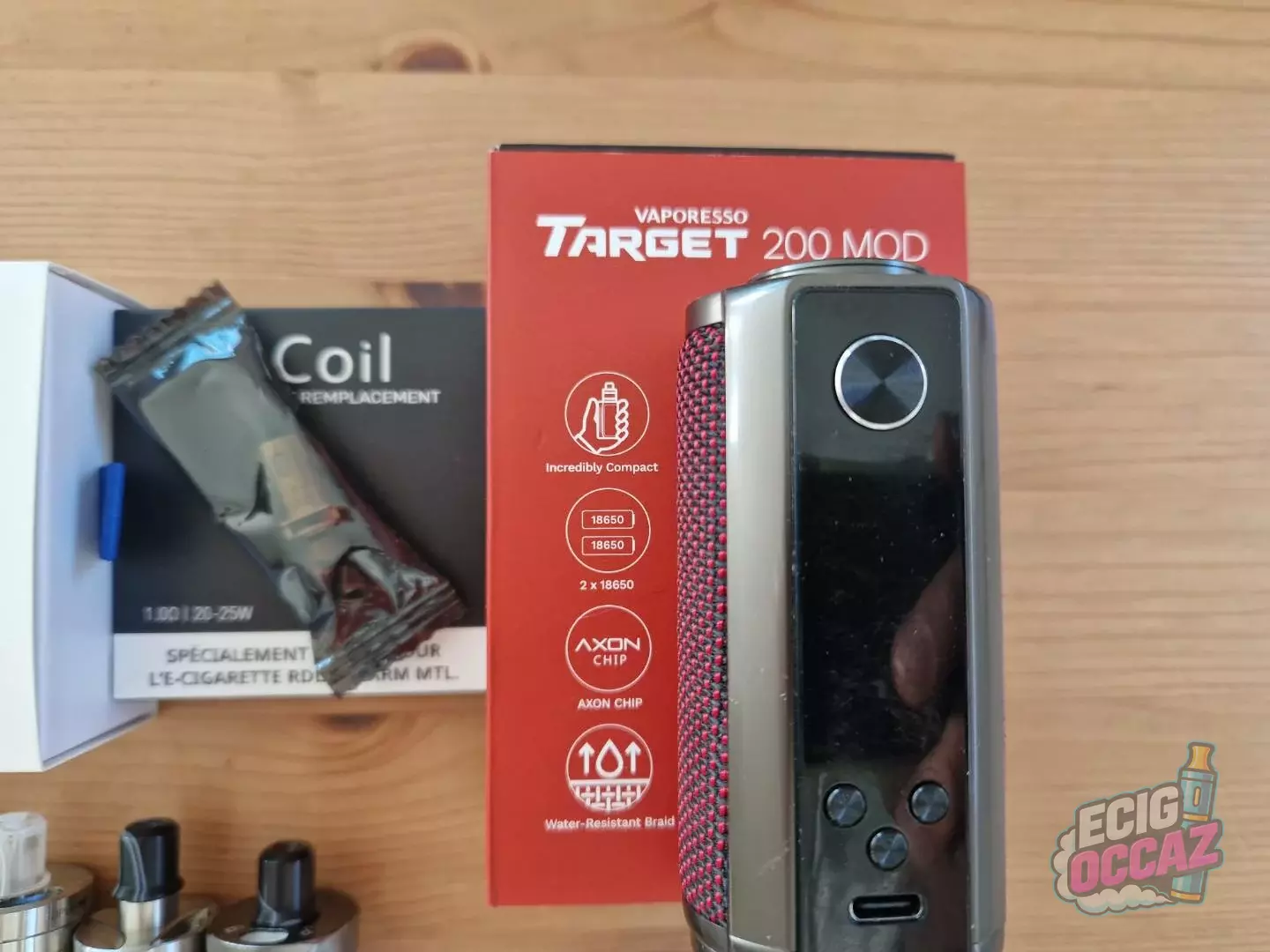 Lot complet vape MTL – 5 Zenith Pro + 2 box + 6 accus + DIY