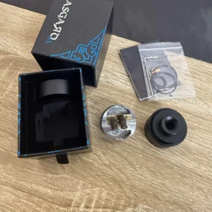 Vaperz Cloud Asgard XL RDA – Dripper dual coil 37 mm (Noir)
