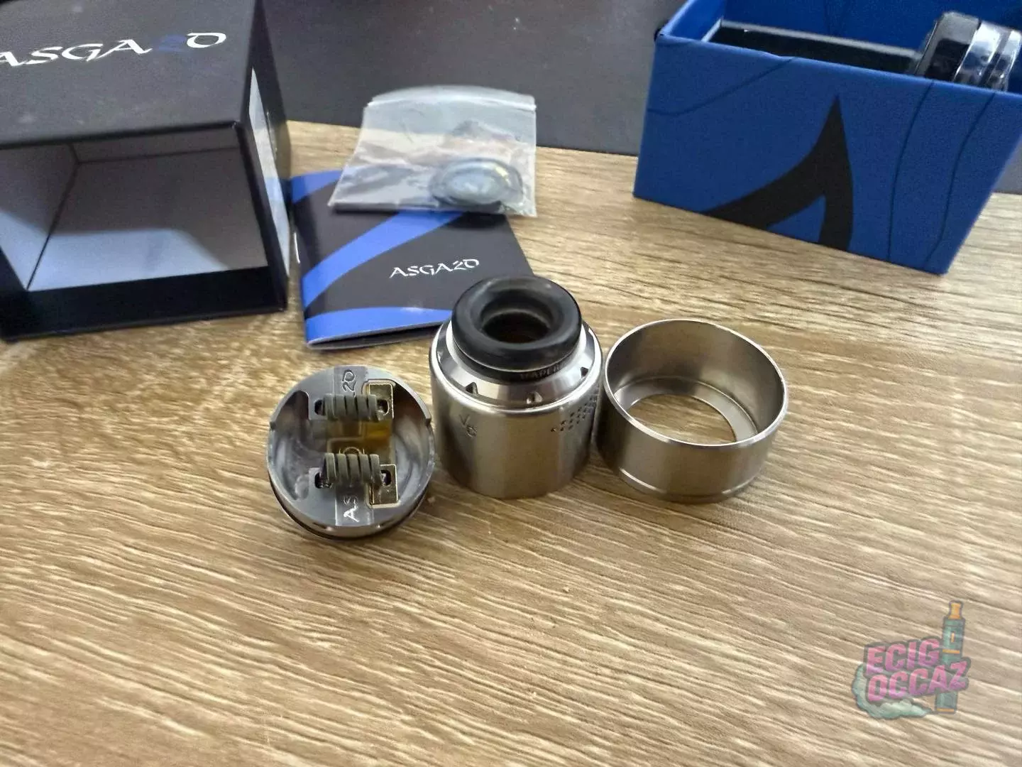 Vaperz Cloud Asgard V2 RDA – Dripper dual coil 28 mm (Stainless Steel)