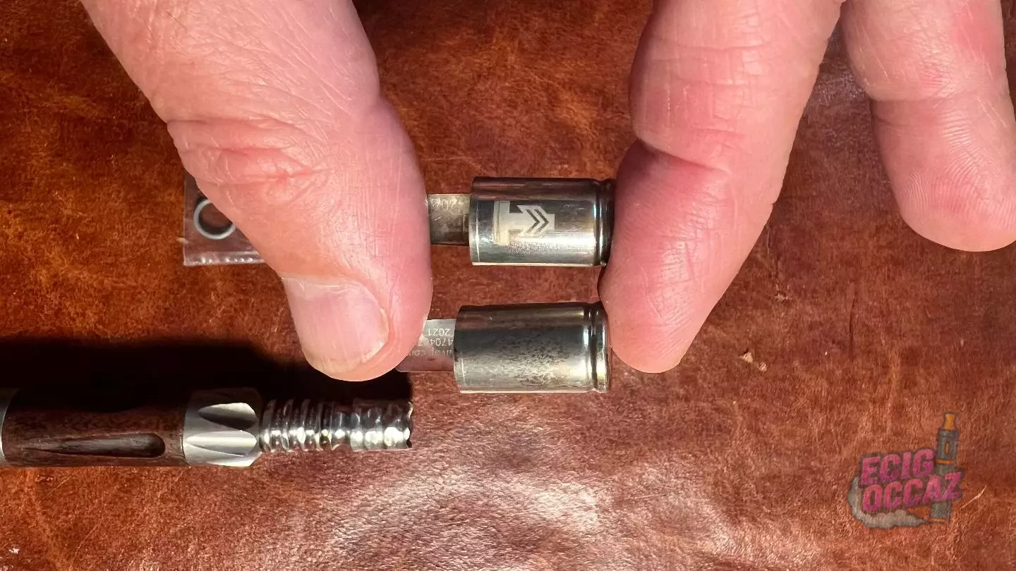 DynaVap VonG bois/titane + XL + DynaCoil neuf + 2 Caps – modèle discontinué