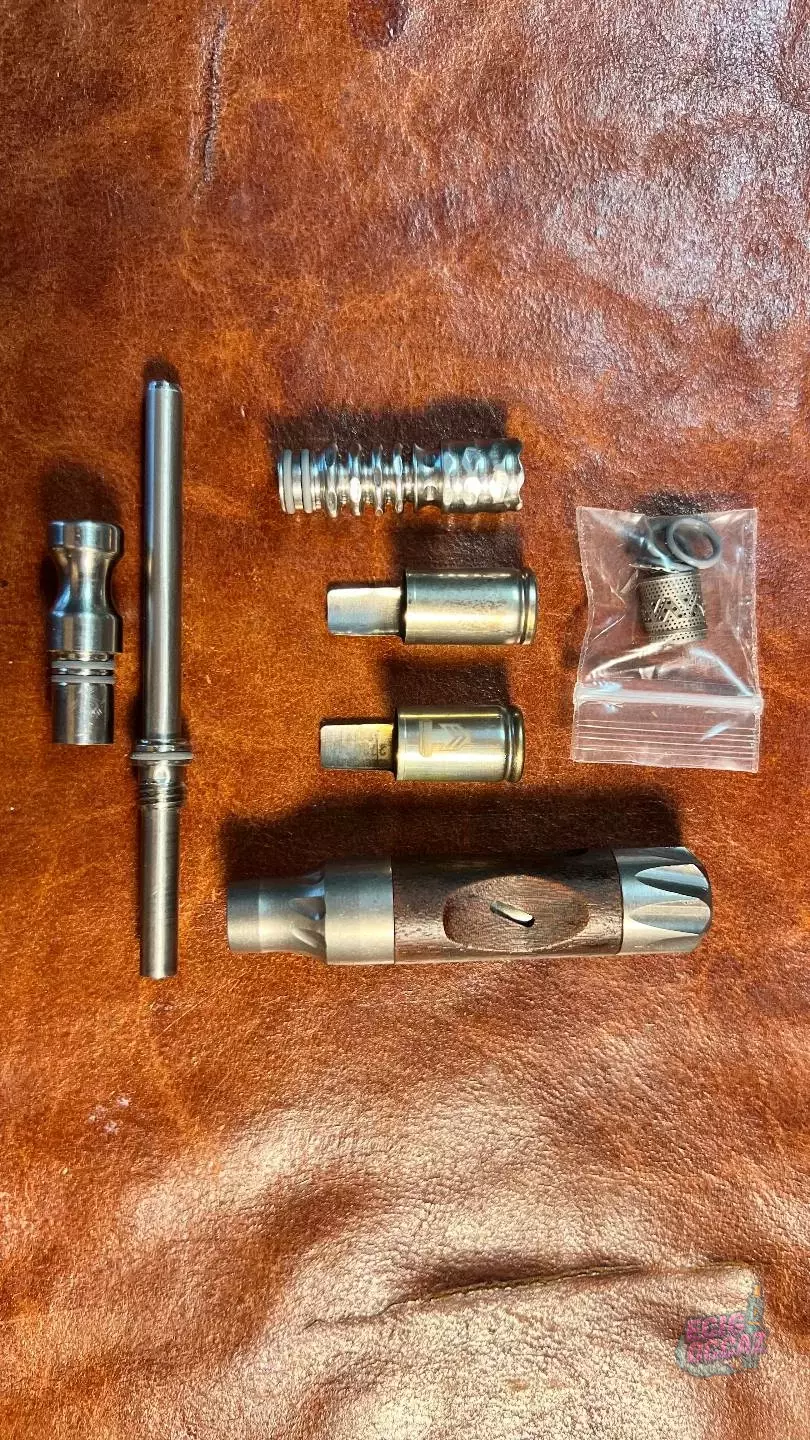 DynaVap VonG bois/titane + XL + DynaCoil neuf + 2 Caps – modèle discontinué