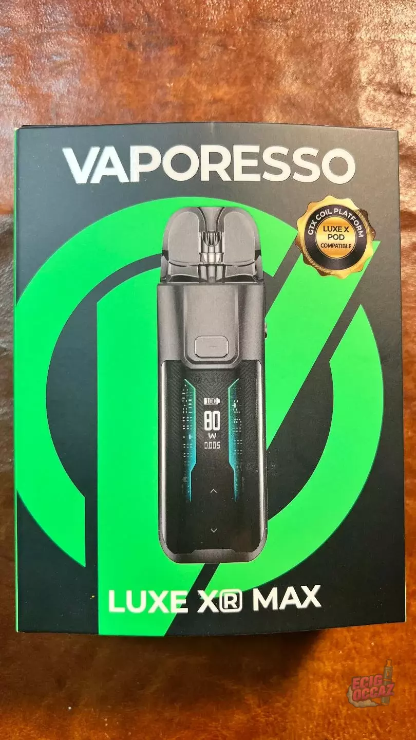 Vaporesso LUXE XR MAX Quasi neuf + 7 résistances GTX + 2 pods – neuf