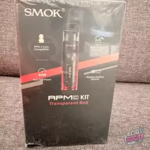 cigarette électronique RPM C KIT SMOK transparent red