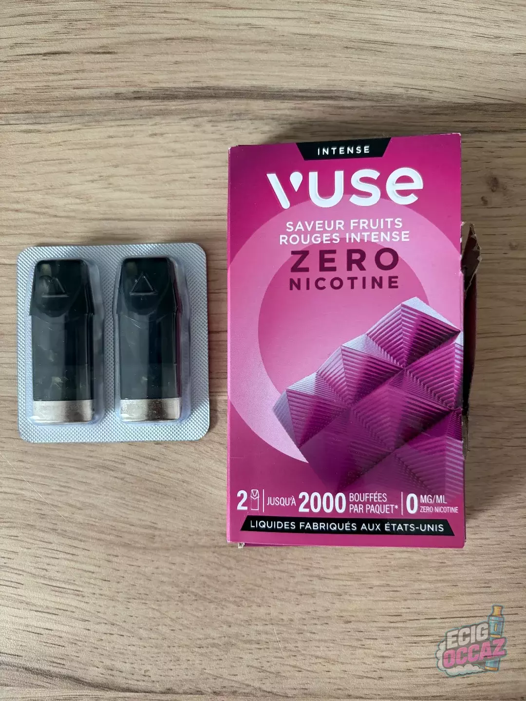 Vuse Pro One + capsules Vuse 0 nicotine en lot